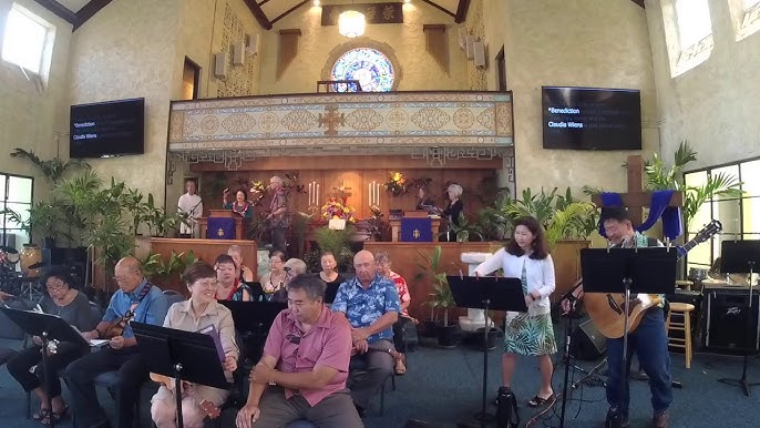 Hawaii Chinese Christian Churches Union Sunday worship service bringing together Chinese congregations